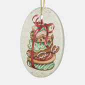 Kerstkoekjes - SRF Keramisch Ornament (Links)