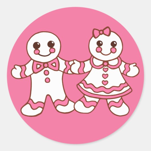 Kerstkoekjes Stickers (Voorkant)