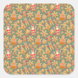 Kerstkoekjes Stickers