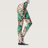 Kerstkoekjes, suikerhuispatroon leggings (Rechts)