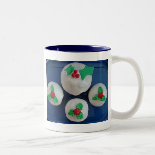 kerstkoekjes tweekleurige koffiemok