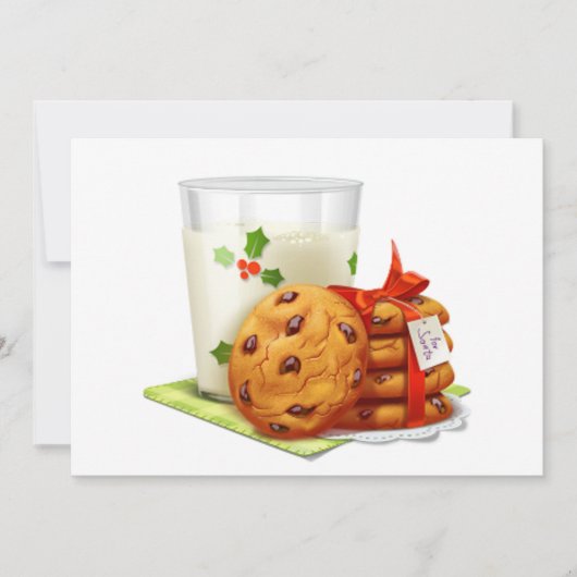 Kerstkoekjes voor Sinterklaas Feestdagenkaart (Voorkant)