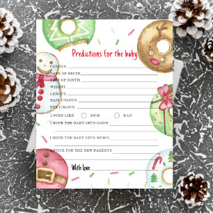 Kerstkoekjes Voorspellingen en advies baby shower