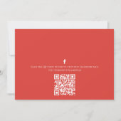 Kerstkoekjes Whimsical Fun QR Code Facebook Kaart (Achterkant)