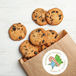 kerstkoekjes Whimsical Homemade Label