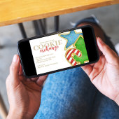 Kerstkoekjes Whimsical QR Code Map Directions Kaart