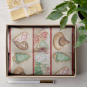 Kerstkoekjes wikkelen weefsel tissuepapier (Geschenk)