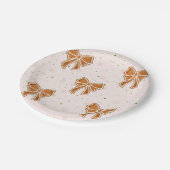 Kerstkoekjesbogen Papieren Bordje (Gekanteld)