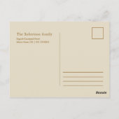 Kerstkoekjesboom Briefkaart (Achterkant)