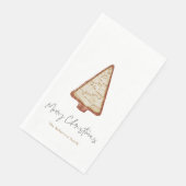 Kerstkoekjesboom Servet (Hoek)