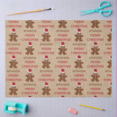 kerstkoekjesbrood, koekjes, aangepaste naam tissuepapier (Craft)