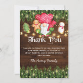 Kerstkoekjesdeeg Bedankkaart (Voorkant)