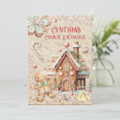 Kerstkoekjesdeeg Kaart (Staand voorkant)