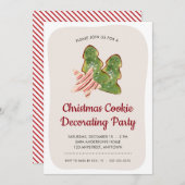 Kerstkoekjesdeeg Kaart (Voorkant / Achterkant)