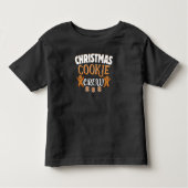 Kerstkoekjeskoekjes en bakkersbemanningsleden kinder shirts (Voorkant)
