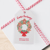 Kerstkoekjeswisselaar Cadeaulabel