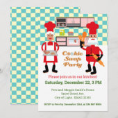 Kerstkoekjeswisselaar Kaart (Voorkant / Achterkant)