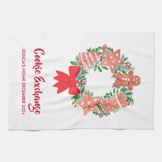 Kerstkoekjeswisselaar Theedoek (Horizontaal)