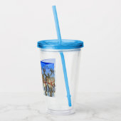 Kerstkoekoek Acryl Drinkbeker (Links)