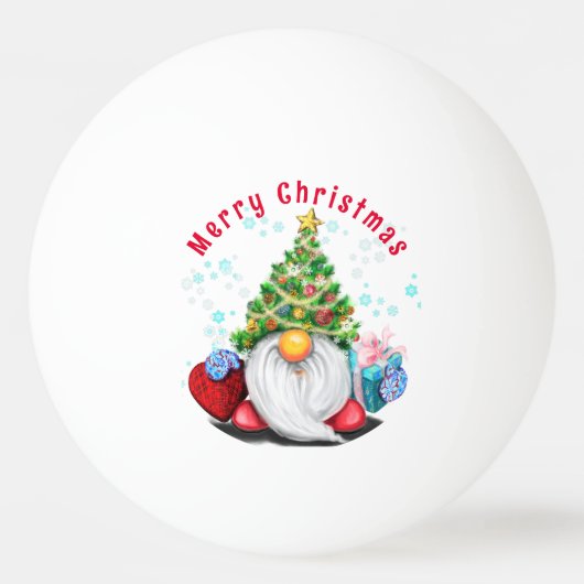 kerstkoepel met Gift Ping Ball (Voorkant)