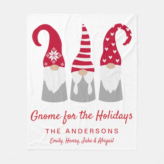 kerstkoepel voor de Feestdagen op maat Fleece Deken (Voorkant)