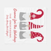 kerstkoepel voor de Feestdagen op maat Fleece Deken (Voorkant (Horizontaal))