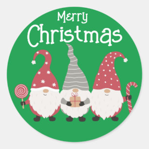 kerstkoepel voor kinderen ronde sticker