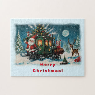 Kerstkoets - Santa's Delivery Wagon Legpuzzel