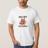 Kerstkoffie Biscuit Lover T-shirt (Voorkant)