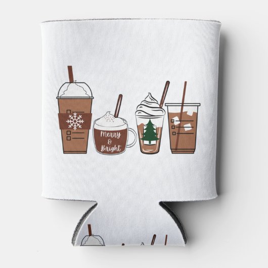 kerstkoffie blikjeskoeler (Voorkant)