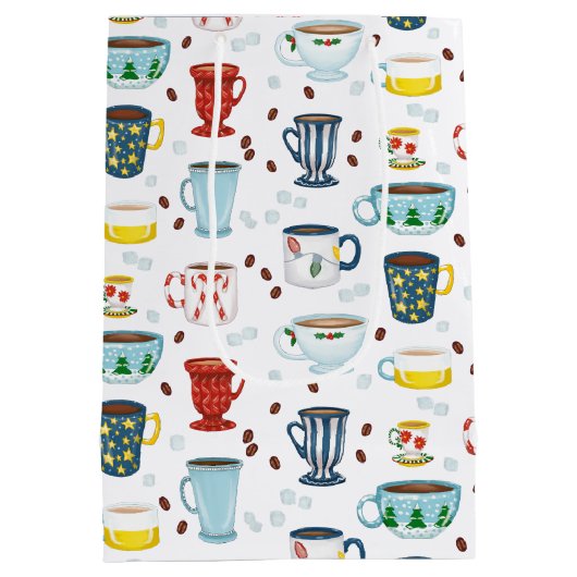 Kerstkoffie Cup van Gezellig Medium Cadeauzakje (Achterkant)