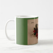 Kerstkoffie-mok. Koffiemok (Links)