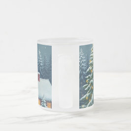 kerstkoffie-Mok Matglas Koffiemok