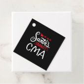 Kerstkoffie, Schattige Kerstmis, Kerstmis Bedankjes Labels (In situ)