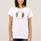 kerstkoken Funny Chef Spices T-shirt (Voorkant)
