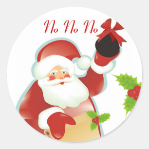 kerstkolen ronde sticker