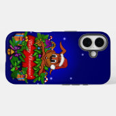 kerstkonijn Case-Mate iPhone case (Achterkant (horizontaal))