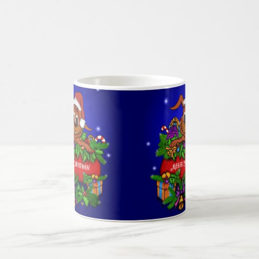 kerstkonijn magische mok (Center)