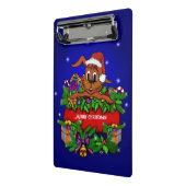 kerstkonijn mini klembord (Angled2)