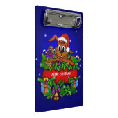 kerstkonijn mini klembord (Schuin)