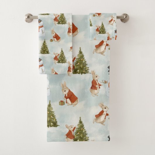 Kerstkonijn Peter  Bad Handdoek (Insitu)