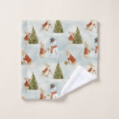 Kerstkonijn Peter  Bad Handdoek (Wasdoekje)