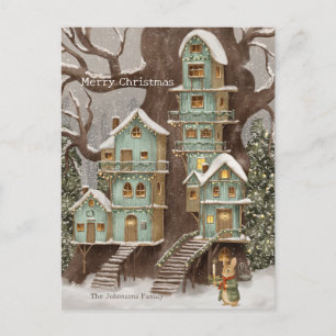 Kerstkonijn Peter  Briefkaart