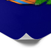 kerstkonijn poster (Hoek)