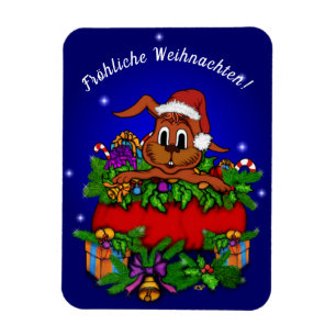 Kerstkonijn , Prettig kerstfeest! Magneet