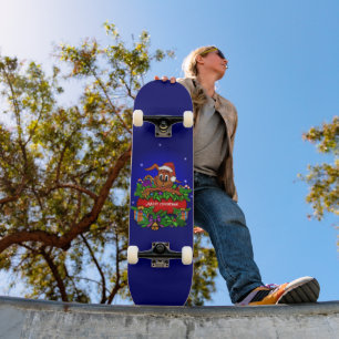 kerstkonijn skateboard
