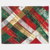 kerstkonijnen fleece deken (Voorkant (Horizontaal))