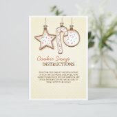 Kerstkookjesruil Instructiekaart (Staand voorkant)