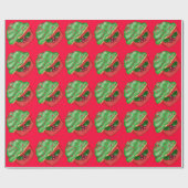 kerstkookpan-omslagpapier cadeaupapier (Vlak)