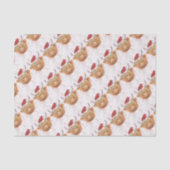 kerstkool met kerstPet Tissuepapier (Voorkant)